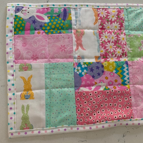 Quilted Easter Table runner, handmade - Picture 4 of 4